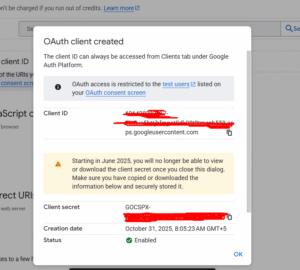 oauth client sample