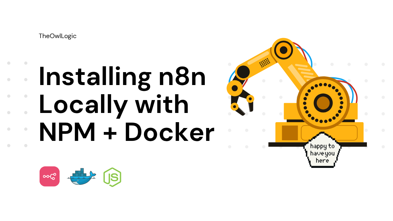 Installing n8n locally with npm and docker