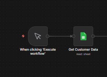 Connect Google Sheets to the trigger