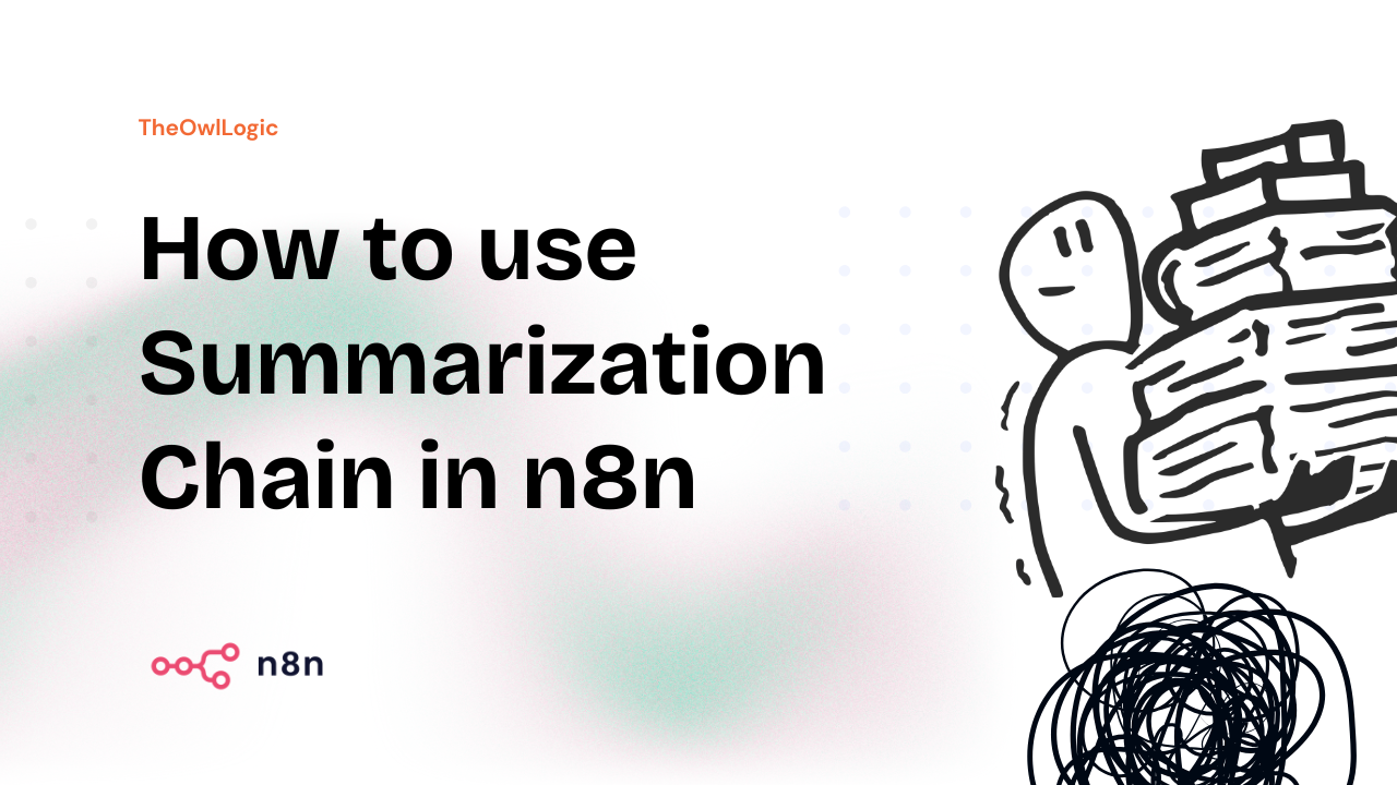 How to use summarization chain in n8n