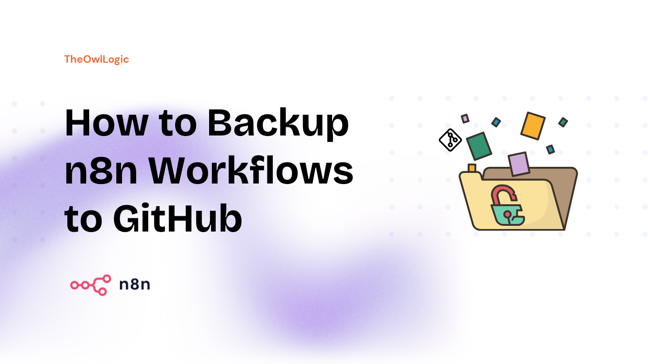 how to backup n8n workflows to github