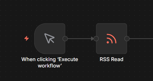 Adding RSS Read node to the n8n