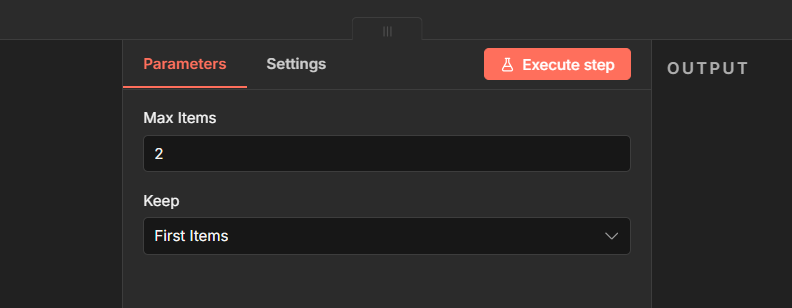 configuring limit node
