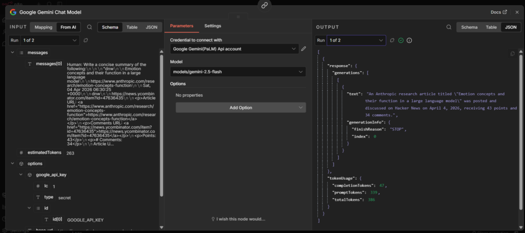 Summarization Chain final output