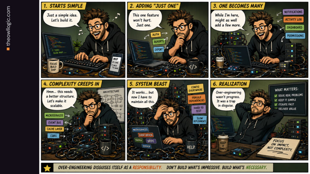 overengineering is a trap