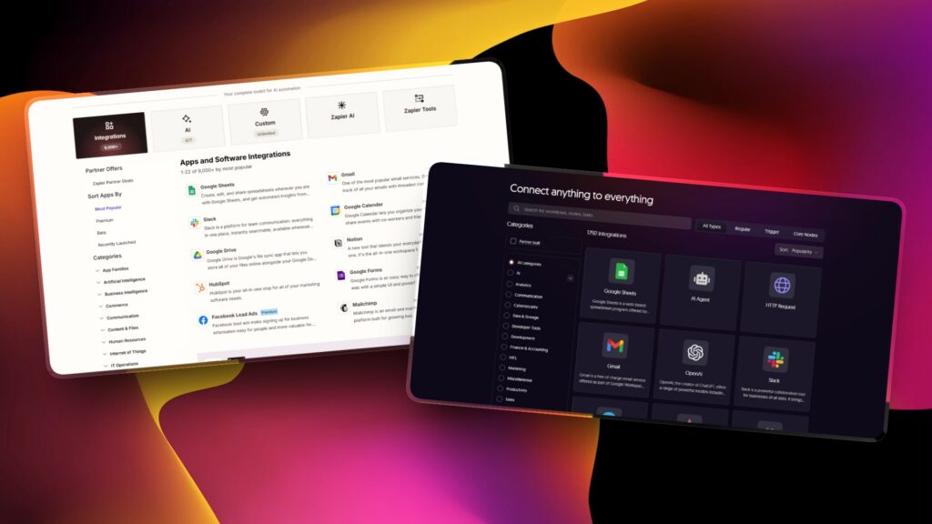 n8n and zapier integration