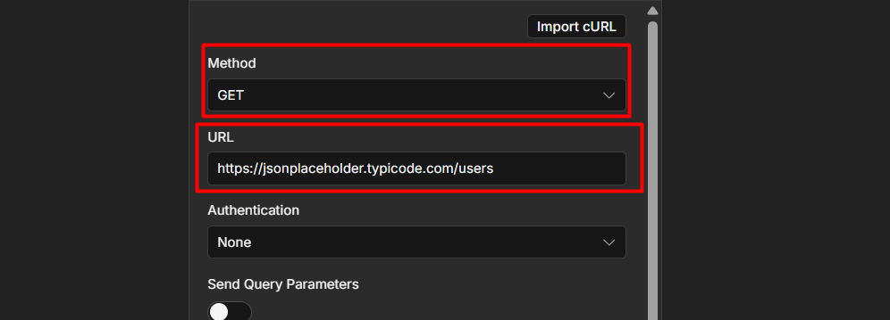setting up method to get and Public API Url